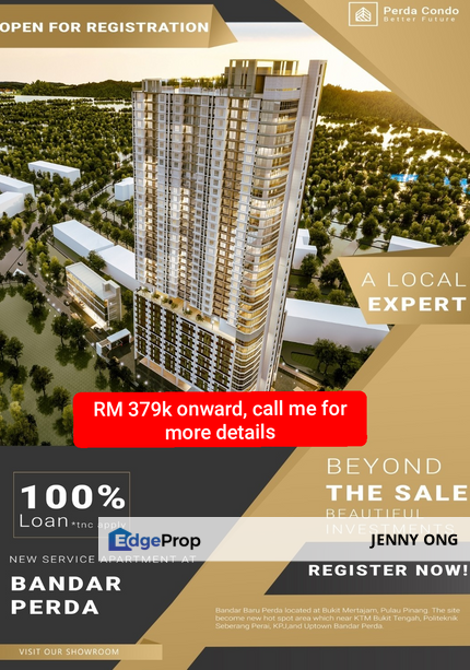 New Project BM Perda Condominium For Sale , Penang, Bandar Perda