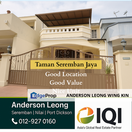 🏡Taman Seremban Jaya | Nice Fully Extended 2-Storey Terrace For Sale, Negeri Sembilan, Seremban