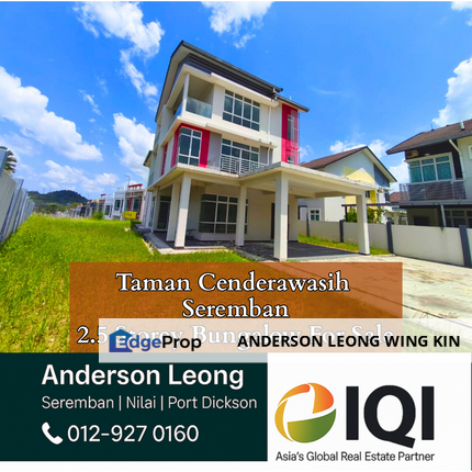 🏡𝐓𝐚𝐦𝐚𝐧 𝐂𝐞𝐧𝐝𝐞𝐫𝐚𝐰𝐚𝐬𝐢𝐡, 𝐌𝐚𝐦𝐛𝐚𝐮/𝐒𝐞𝐫𝐞𝐦𝐛𝐚𝐧 - 𝐒𝐮𝐩𝐞𝐫 𝐕𝐚𝐥𝐮𝐞 𝐁𝐮𝐲 𝟐.𝟓 𝐒𝐭𝐨𝐫𝐞𝐲 𝐁𝐮𝐧𝐠𝐚𝐥𝐨𝐰 𝐅𝐨𝐫 𝐒𝐚𝐥, Negeri Sembilan, Seremban