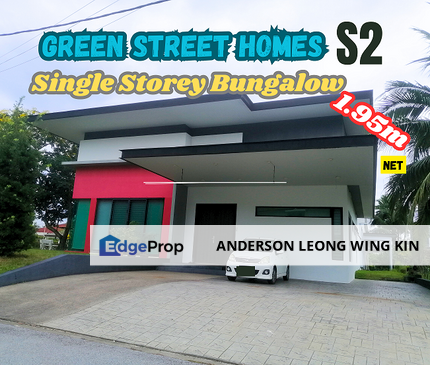 Good Workmanship Single Storey Bungalow at Green Street Homes S2 For Sale, Negeri Sembilan, Seremban