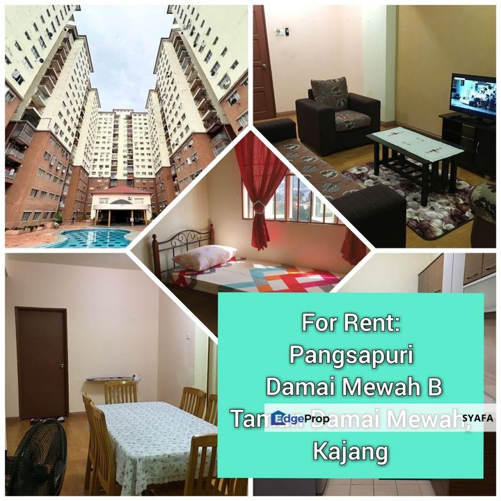 Pangsapuri Damai Mewah B, Kajang For Rent, Selangor, Kajang