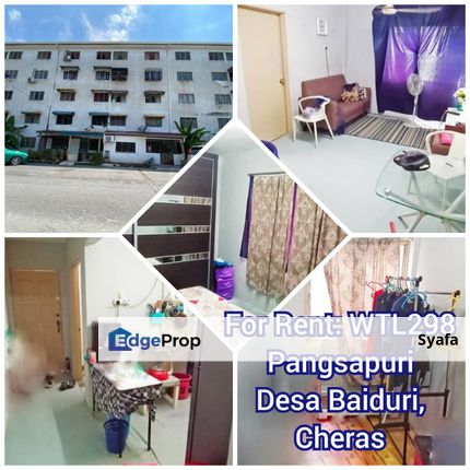 [Partly Furnished] Pangsapuri Desa Baiduri Cheras, Selangor, Cheras South