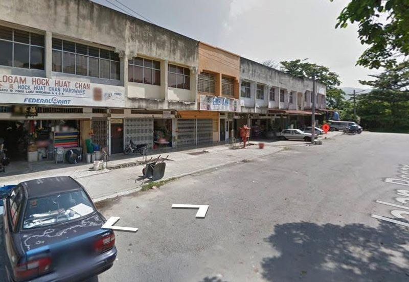 Ground Floor Shop, Pekan Labu, Facing Main Street.