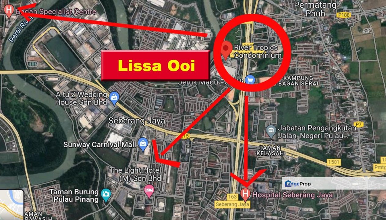 River Tropics Condo, 2 Car Park, Seberang Jaya Perai High Way, Penang, Seberang Jaya