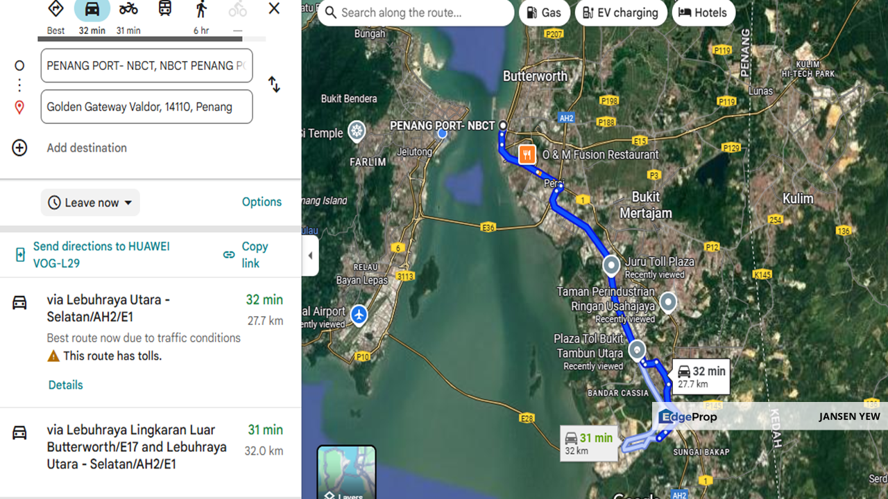 Valdor - Industrial Land to be develop RM120 psf, Penang, Sungai Jawi