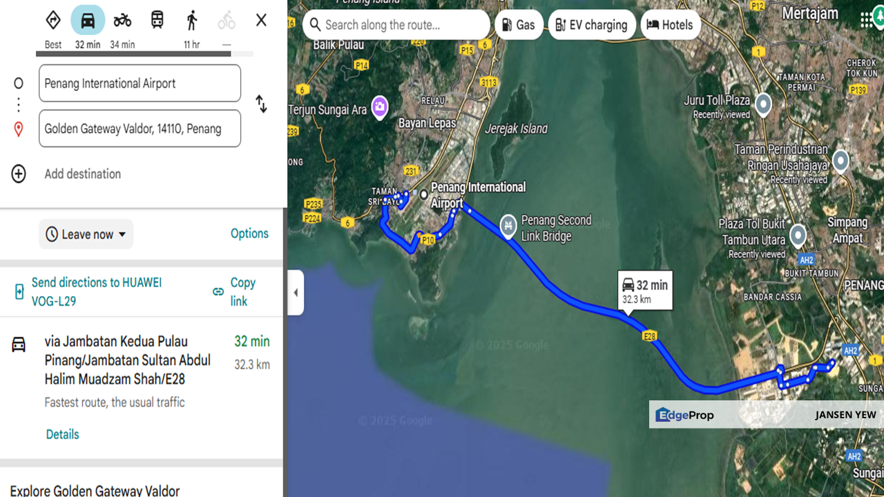 Valdor - Industrial Land to be develop RM120 psf, Penang, Sungai Jawi