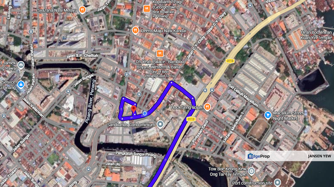 Georgetown - CY Choy Road Commercial Land For Sale RM880k, Penang, Georgetown