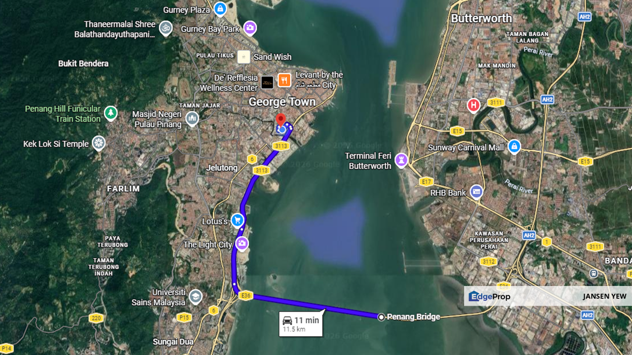 Georgetown - CY Choy Road Commercial Land For Sale RM880k, Penang, Georgetown