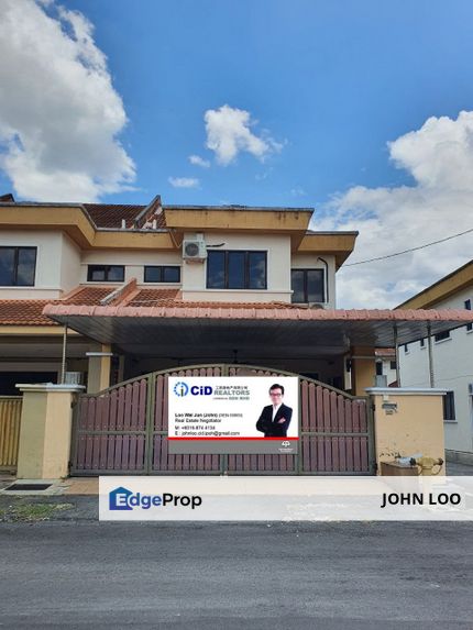 Bercham Gated & Guard Double Storey End Lot Fully Furnished Unit For Sale!, Perak, Ipoh