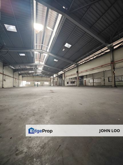 2 Adjoining Single Storey Semi-D Factory Warehouse for Rent @ Silibin Industrial Area, Perak, Ipoh