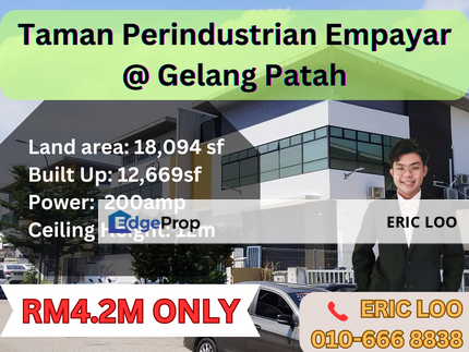 2 unit Semi D Kawasan Perindustrian Empayar Gelang Patah, Johor, Gelang Patah