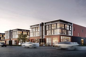 Omni02 Kota Puteri 3 Storey Semi D Factory Corner For Rent