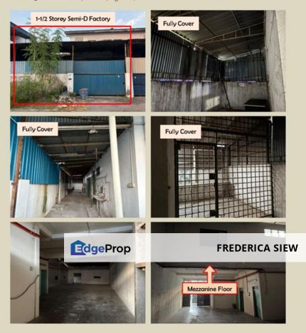 Kawasan Perindustrian Pengkalan 💥Pengkalan 1 💥Lahat💥Ipoh 💥1 1/2 Storey SemiD Factory For Sale 💥, Perak, Ipoh