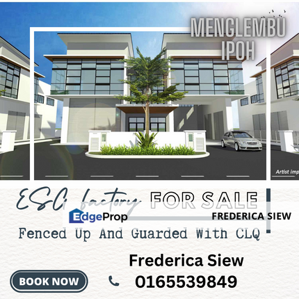 ESG Park, Ipoh, Perak 2 storey semiD Factory For Sale💥Fence Up And Guarded💥Individual Title💥Green concept💥Light Industry💥Strategic Location, Perak, Ipoh