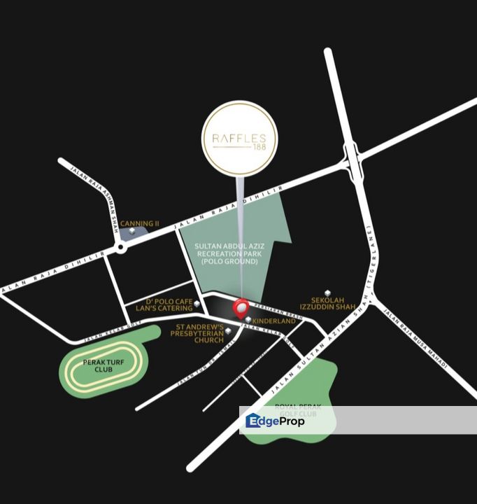 Raffles 188, Ipoh, Perak Luxury & Leisure Condo in Tigerlane Ipoh For Sale, Perak, Ipoh