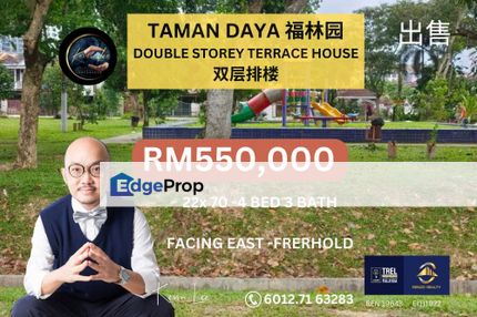 Taman Daya Double storey Terrace for SALES, Johor, Johor Bahru