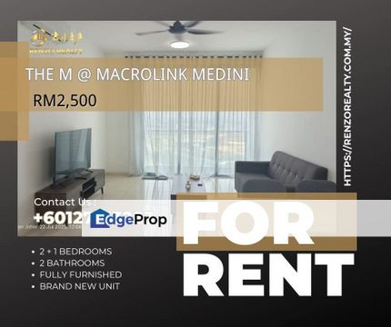 Macrolink Medini 3 room for RENT, Johor, 
