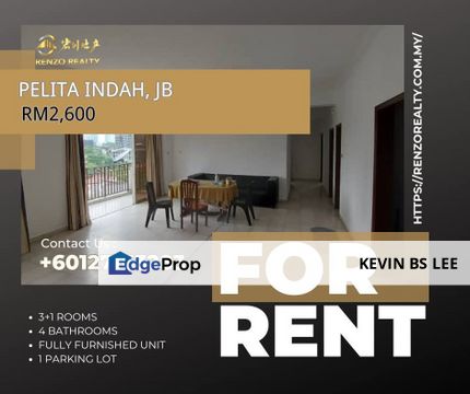 Johor Bahru Town Area Condominium for Rent , Johor, Johor Bahru