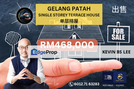 Gelang patah single storey for sales -AAA stock , Johor, Gelang Patah