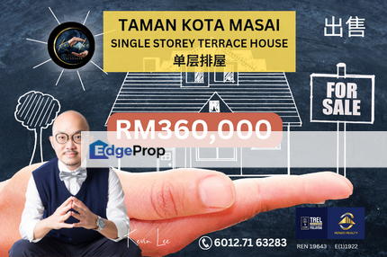 Kota Masai Single Storey House for SALES, Johor, Pasir Gudang