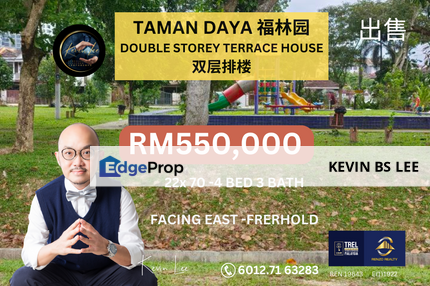 Double Storey Terrace House  in Taman Daya, Johor, Johor Bahru