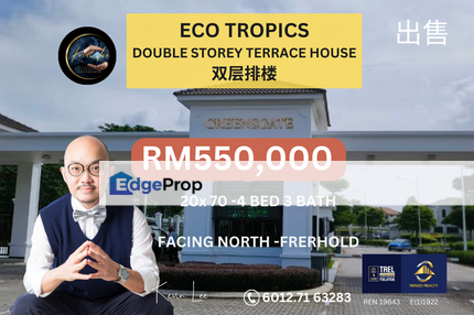 Eco Tropics Greengate Double Storey Terrace House for.SALES, Johor, Pasir Gudang