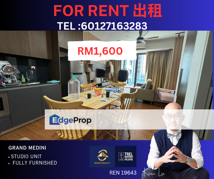 Medini Studio Unit for RENT, Johor, Nusajaya