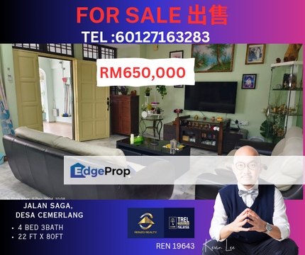 Double storey terrace house for SALES , Johor, Ulu Tiram