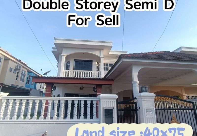 Bukit Rasah Double Storey Semi D For Sell