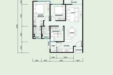 Kalista 2 3bed 2bath partially furnishd for sale 