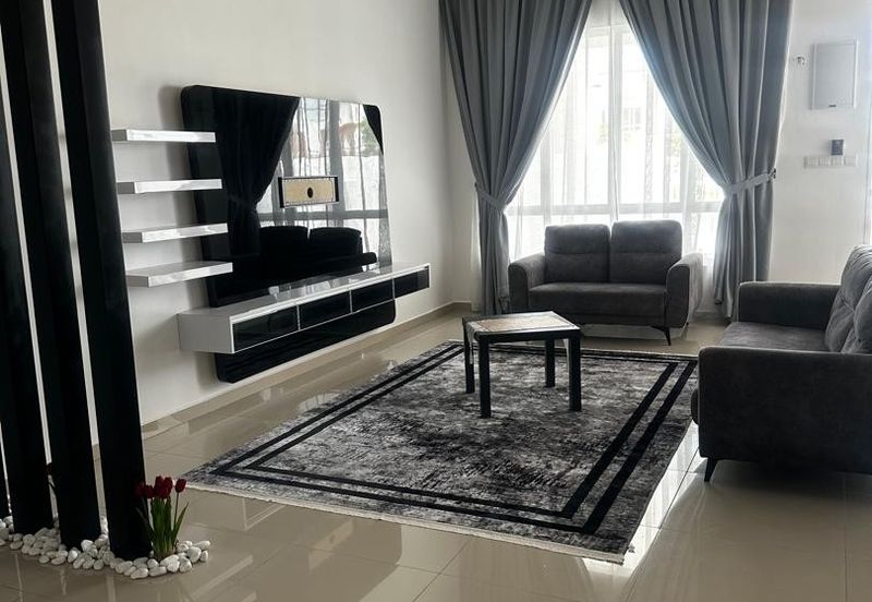 Bayu Sutera Sendayan Double Storey Partially Furnished For Rent