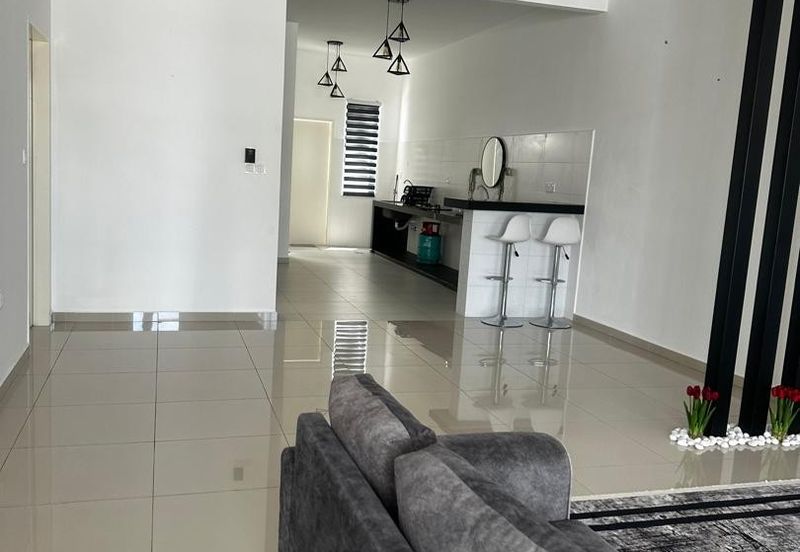 Bayu Sutera Sendayan Double Storey Partially Furnished For Rent