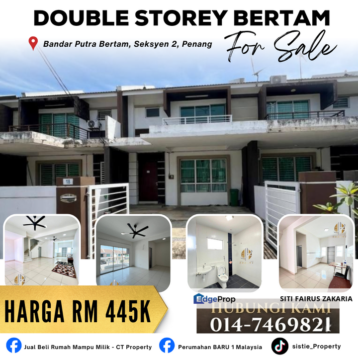 𝑯𝑶𝑻 𝑨𝑹𝑬𝑨] -  𝑫𝑶𝑼𝑩𝑳𝑬 𝑺𝑻𝑶𝑹𝑬𝒀 𝑩𝑬𝑹𝑻𝑨𝑴 𝑩𝑬𝑳𝑶𝑾 𝑴𝑨𝑹𝑲𝑬𝑻, Penang, Bertam