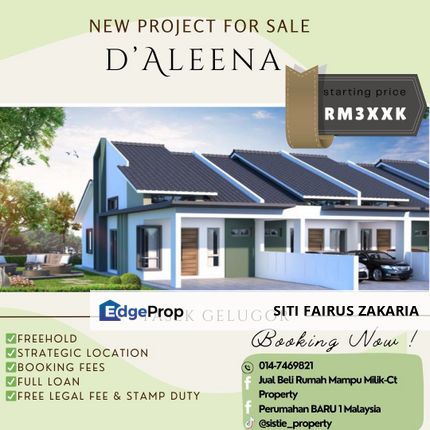 New Project‼ HOT area🔥 D'Aleena, Taman Perda Permai, Tasek Gelugor, Penang, Penang, Tasek Gelugor