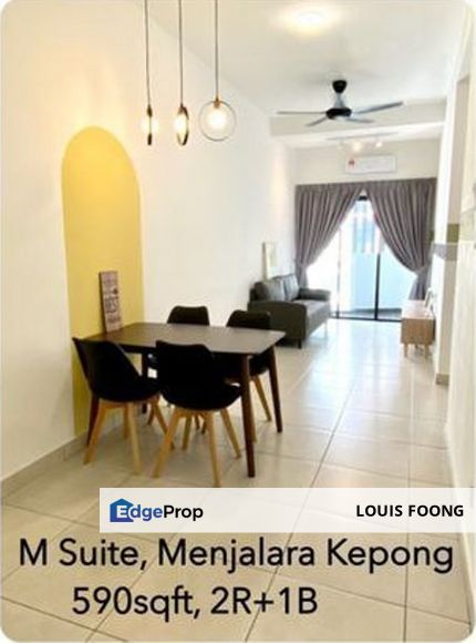 M Suite Desa Park North Bandar Menjalara Studio Unit Fully Furnished for Rent, Kuala Lumpur, Bandar Menjalara