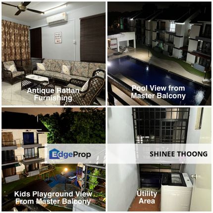 Pangsapuri Ria Jln d utama town house for rent , Johor, Johor Bahru