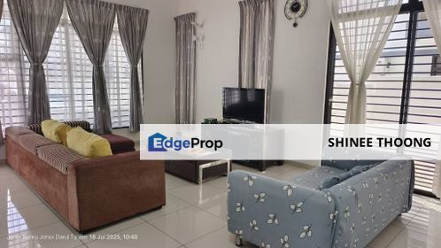 Garden Villas cluster house for rent , Johor, Johor Bahru