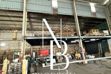 Senawang Detached Factory Freehold High Ceiling Fully Extended&Covered For Sale