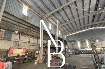 Senawang Detached Factory Fully Extend&Covered With Office For Rent