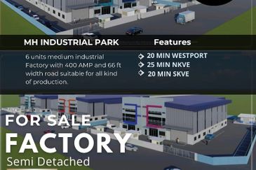 Brand New Big Production Semi-D Factory Jenjarom 