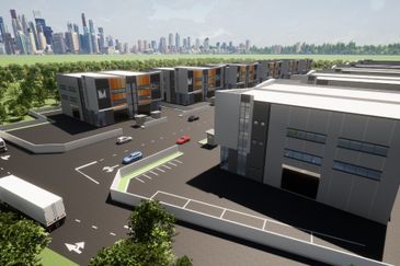 2 Storey Semi D Factories at Jenjarom 