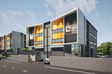 2 Storey Semi D Factories at Jenjarom 