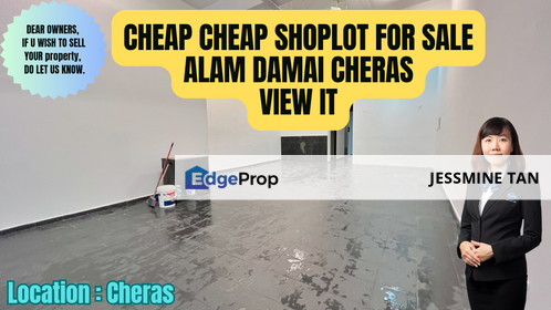 Cheap cheap Cheap cheras shoplot for sales, Kuala Lumpur, Cheras