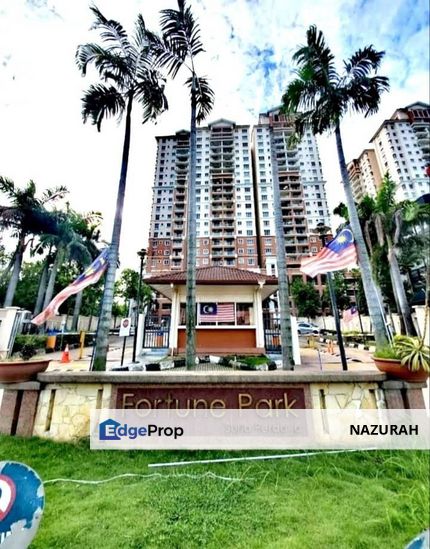 Condominium Fortune Park (Suria Perdana)  Seri Kembangan  ✅FULL LOAN ✅BOOKING 1K ✅PARTIALLY FURNISHED ✅2 CAR PARK ✅BALCONY ✅LAKE VIEW, Selangor, Seri Kembangan