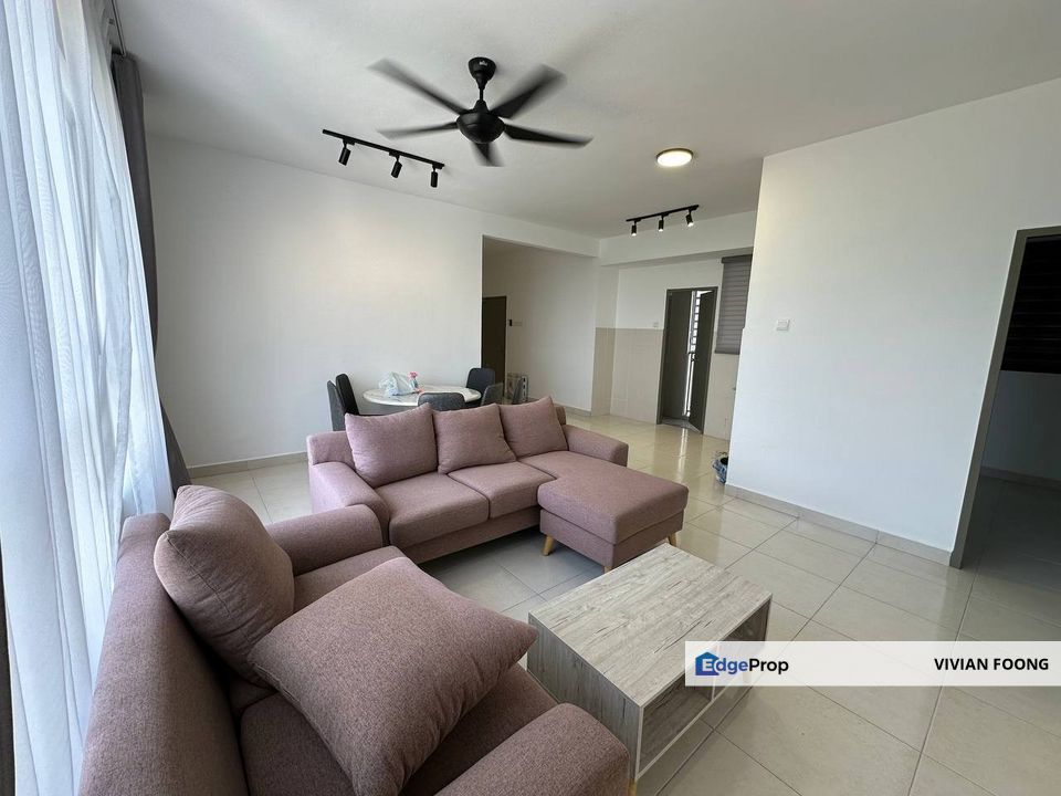 Meru Heights Residences, Ipoh, Perak for rent high floor nice view well maintain move in condition gated and guarded, Perak, Ipoh