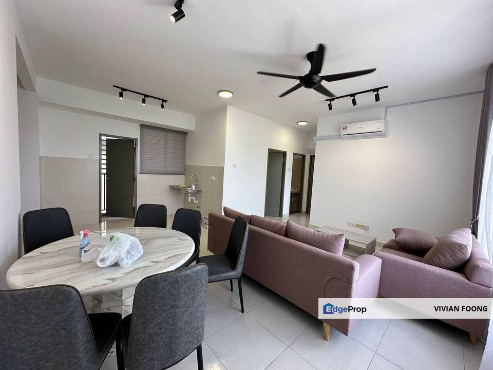 Meru Heights Residences, Ipoh, Perak for rent high floor nice view well maintain move in condition gated and guarded, Perak, Ipoh