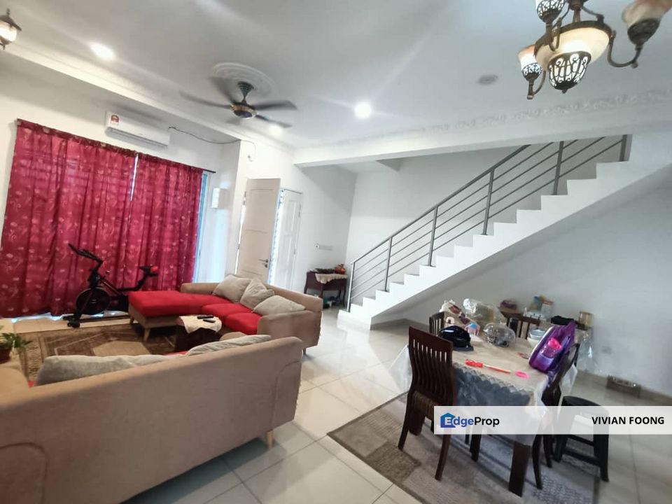 TAMAN KLEBANG PUTRA, Ipoh, Perak for sale corner terrace house freehold ipoh town facing field well maintain, Perak, Ipoh
