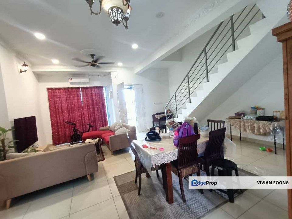 TAMAN KLEBANG PUTRA, Ipoh, Perak for sale corner terrace house freehold ipoh town facing field well maintain, Perak, Ipoh
