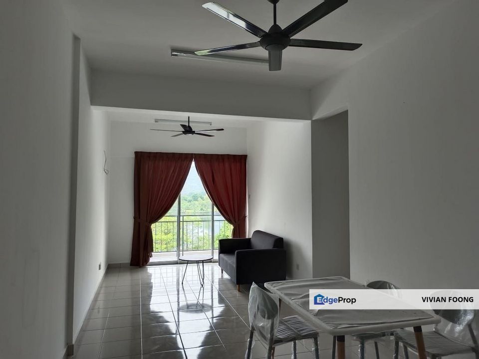 Taman Kampar Perdana Apartment, Kampar, Perak , Kondominium Unit For Sale, Basic unit, Balcony facing lake view, Strategic location., Perak, Kampar
