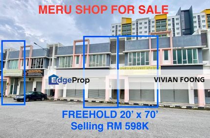 D Aman Residence, Ipoh, Perak, Shoplot For Sale, Freehold, Good Condition, Strategic Location, Basic Unit., Perak, Ipoh